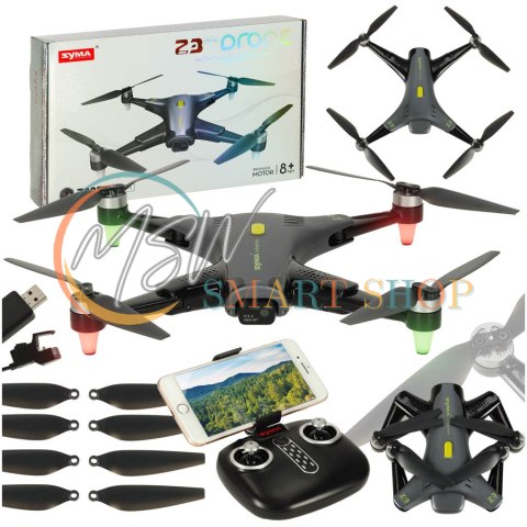 Dron RC Syma Z3PRO 2.4GHz 4CH Wi-Fi czarny Dron RC Syma Z3PRO 2.4GHz 4CH Wi-Fi czarny