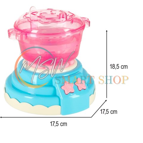 Klej żel kryształowy 3D crystal glue magiczna kuchnia szablony kreatywny zestaw 62 elementy niebieski