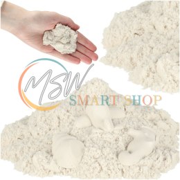 Piasek kinetyczny 1kg w woreczku biały