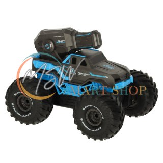Samochód RC amfibia wodoodporny sterowany gestami ręką + 2 piloty niebieski