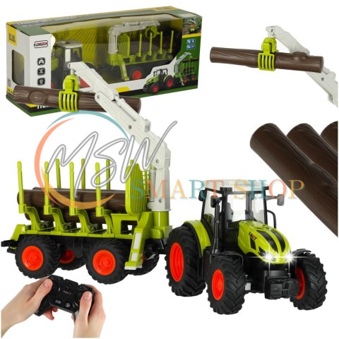 Traktor RC ciągnik rolniczy z podnośnikiem 2,4G 3,7V 500mAh Traktor RC ciągnik rolniczy z podnośnikiem 2,4G 3,7V 500mAh