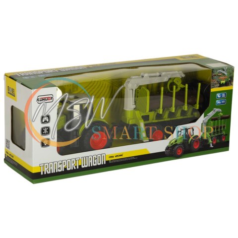 Traktor RC ciągnik rolniczy z podnośnikiem 2,4G 3,7V 500mAh Traktor RC ciągnik rolniczy z podnośnikiem 2,4G 3,7V 500mAh