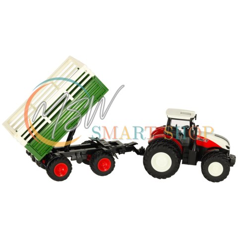 Traktor RC ciągnik rolniczy z przyczepą 2,4G 3,7V 500mAh Traktor RC ciągnik rolniczy z przyczepą 2,4G 3,7V 500mAh