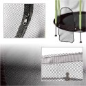 Trampolina ogrodowa dla dzieci siatka 140 cm zielona