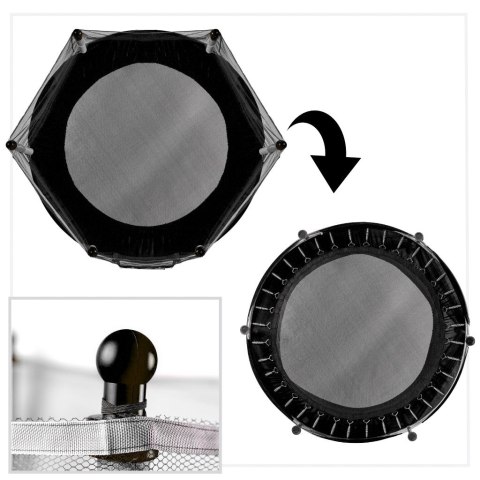 Trampolina ogrodowa dla dzieci siatka 140 cm zielona Trampolina ogrodowa dla dzieci siatka 140 cm zielona