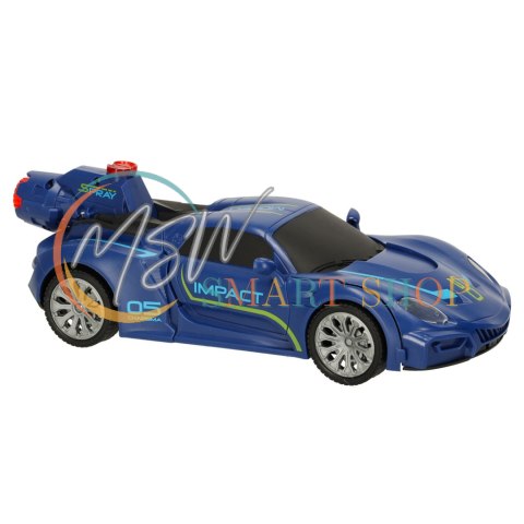 Transformer Revolt TRANSFORMING ROBOT RACER niebie