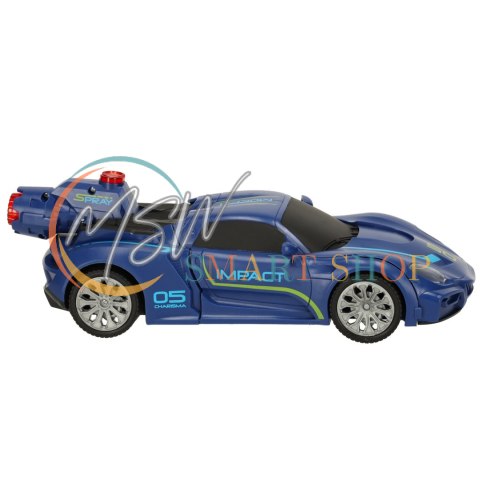Transformer Revolt TRANSFORMING ROBOT RACER niebie