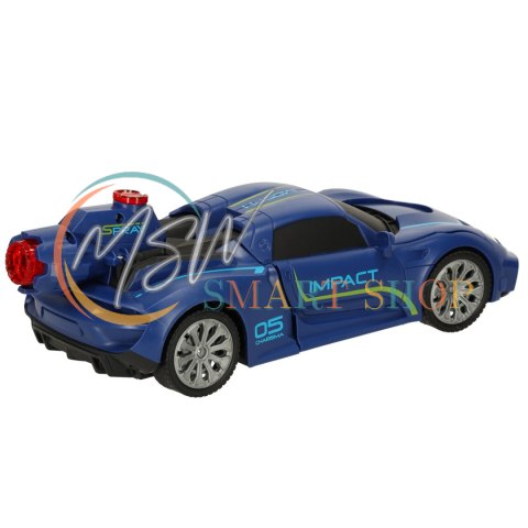 Transformer Revolt TRANSFORMING ROBOT RACER niebie