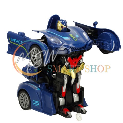 Transformer Revolt TRANSFORMING ROBOT RACER niebie