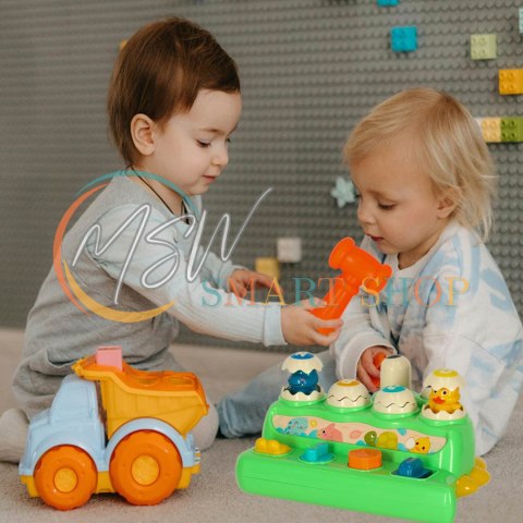 Wbijak gra zręcznościowa przebijak dinozaur wyskakujące zwierzątka