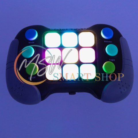 Gra Memory elektroniczna zręcznościowa antystresowa konsola light 4 tryby