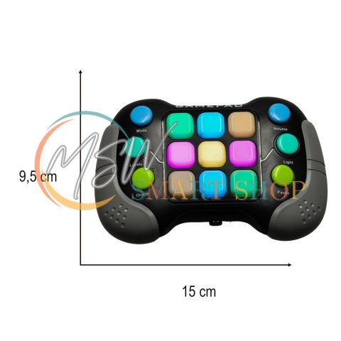 Gra Memory elektroniczna zręcznościowa antystresowa konsola light 4 tryby