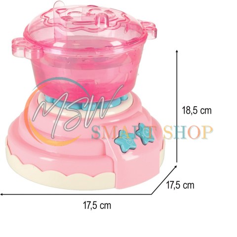 Klej żel kryształowy 3D crystal glue magiczna kuchnia szablony kreatywny zestaw 62 elementy różowy