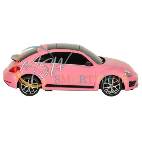Samochód zdalnie sterowany Rastar 76200-4 Volkswagen Beetle-UV 1:24 różowy
