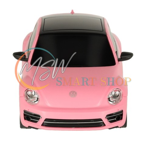 Samochód zdalnie sterowany Rastar 76200-4 Volkswagen Beetle-UV 1:24 różowy