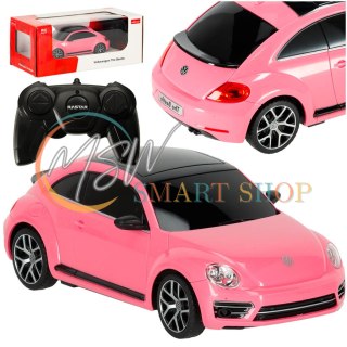 Samochód zdalnie sterowany Rastar 76200 Volkswagen Beetle 1:24 różowy