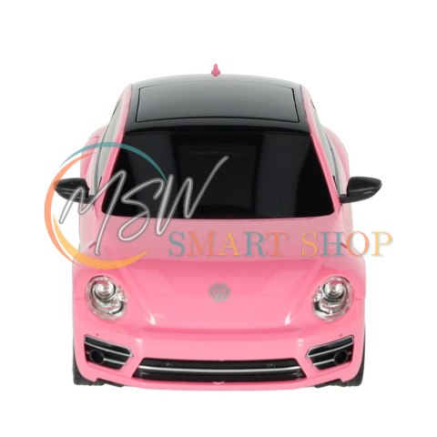Samochód zdalnie sterowany Rastar 76200 Volkswagen Beetle 1:24 różowy