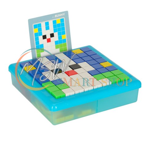 Układanka kreatywna logiczna klocki puzzle mozaika 175 elementów