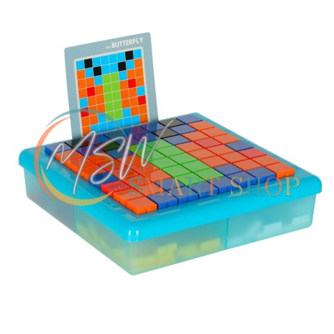 Układanka kreatywna logiczna klocki puzzle mozaika 175 elementów