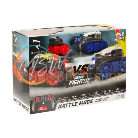 Autka na gąsiennicach na pilota RC REVOLT TG1004T Battle Tanks Pojedynek Laserowy 2.4GHz LED Efekty Dźwiękowe Off-Road