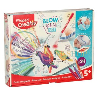 Flamastry mazaki dmuchane Maped 24 kolory