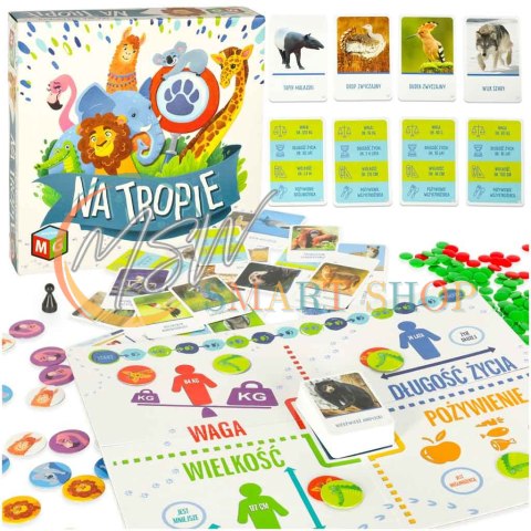 Gra edukacyjna Na tropie gra dla ciekawskich 8+ MULTIGRA