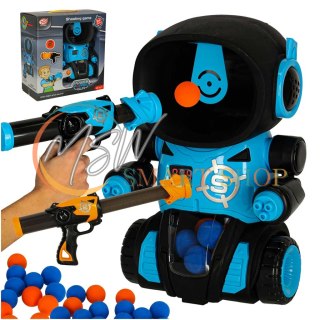 Gra zręcznościowa robot strzelanie do celu gra + 2x pistolet + kulki