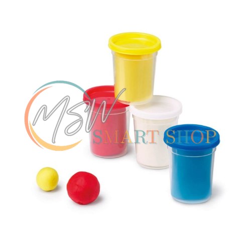 Masa plastyczna ciastolina 4x114g 4 kolory podstawowe Creative Maped Masa plastyczna ciastolina 4x114g 4 kolory podstawowe Creative Maped