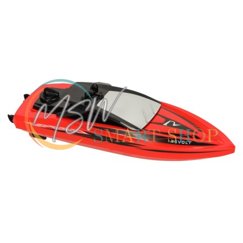 Motorówka zdalnie sterowana RC REVOLT Q5 Galaxy Szybka Łódź 8km/h 2.4GHz Zasięg 50m Wodoodporna Motorówka zdalnie sterowana RC REVOLT Q5 Galaxy Szybka Łódź 8km/h 2.4GHz Zasięg 50m Wodoodporna