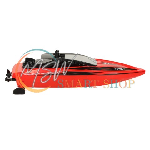 Motorówka zdalnie sterowana RC REVOLT Q5 Galaxy Szybka Łódź 8km/h 2.4GHz Zasięg 50m Wodoodporna Motorówka zdalnie sterowana RC REVOLT Q5 Galaxy Szybka Łódź 8km/h 2.4GHz Zasięg 50m Wodoodporna