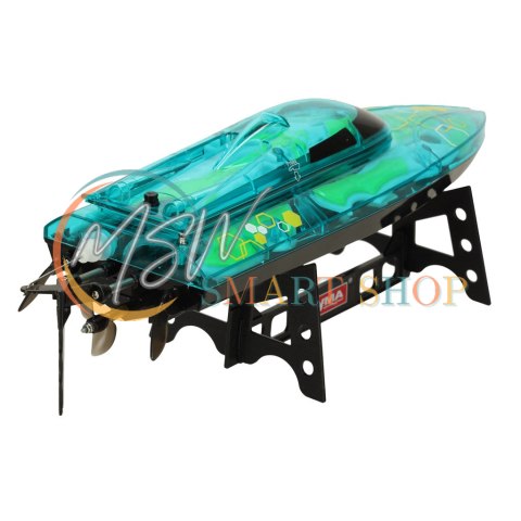 Motorówka zdalnie sterowana RC REVOLT Q7 Illuminator Szybka Łódź 20km/h Zasięg 150m 2.4GHz Silnik Chłodzony Wodą LED Auto-Reset Motorówka zdalnie sterowana RC REVOLT Q7 Illuminator Szybka Łódź 20km/h Zasięg 150m 2.4GHz Silnik Chłodzony Wodą LED Auto-Reset
