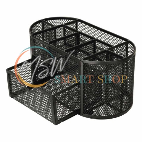 Organizer na biurko przybornik biurkowy metalowy 9 komór Organizer na biurko przybornik biurkowy metalowy 9 komór