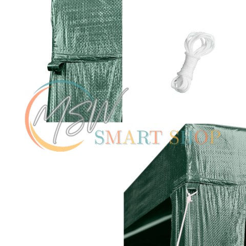 Pawilon ogrodowy namiot handlowy imprezowy altana zielony 2,5 x 2,5 m Pawilon ogrodowy namiot handlowy imprezowy altana zielony 2,5 x 2,5 m