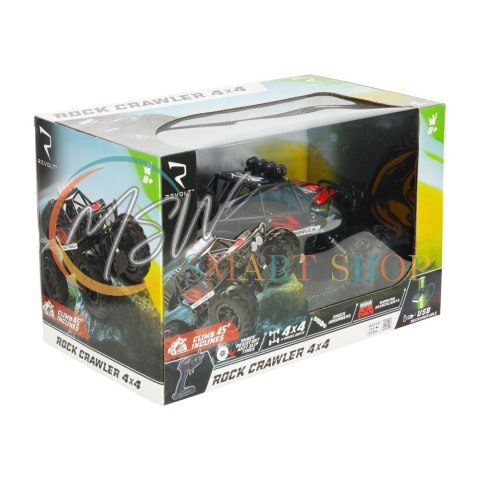 Samochód zdalnie sterowany RC REVOLT TG1021 Rock Crawler 4x4 Off-Road Duże Koła Amortyzacja 2.4GHz Wspinaczka Samochód zdalnie sterowany RC REVOLT TG1021 Rock Crawler 4x4 Off-Road Duże Koła Amortyzacja 2.4GHz Wspinaczka