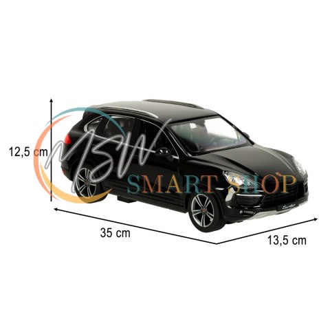 Samochód zdalnie sterowany Rastar 42900 Porsche Cayenne Turbo 1:14 czarny