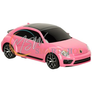 Samochód zdalnie sterowany Rastar 78000 Volkswagen Beetle 1:14 różowy