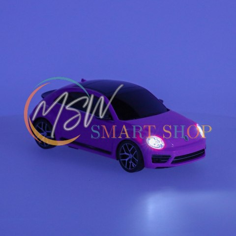 Samochód zdalnie sterowany Rastar 78000 Volkswagen Beetle 1:14 różowy