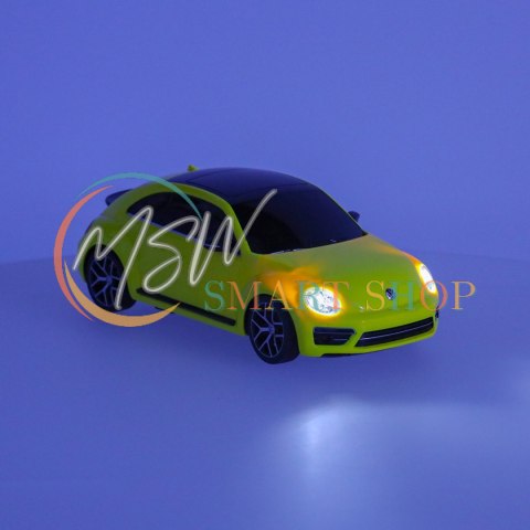 Samochód zdalnie sterowany Rastar 78000 Volkswagen Beetle 1:14 żółty