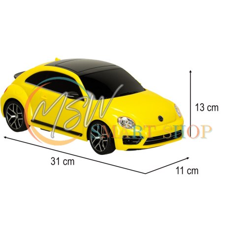 Samochód zdalnie sterowany Rastar 78000 Volkswagen Beetle 1:14 żółty