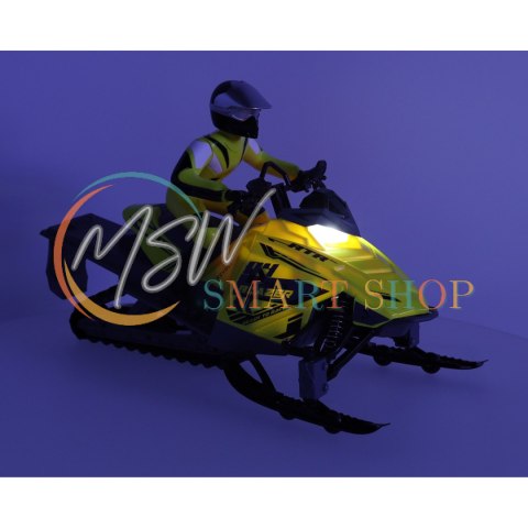 Skuter Śnieżny zdalnie sterowany RC REVOLT TG1016 Trail Blazer Snowmobile 2.4GHz Off-Road LED Realistyczna Jazda Skuter Śnieżny zdalnie sterowany RC REVOLT TG1016 Trail Blazer Snowmobile 2.4GHz Off-Road LED Realistyczna Jazda