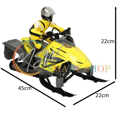 Skuter Śnieżny zdalnie sterowany RC REVOLT TG1016 Trail Blazer Snowmobile 2.4GHz Off-Road LED Realistyczna Jazda Skuter Śnieżny zdalnie sterowany RC REVOLT TG1016 Trail Blazer Snowmobile 2.4GHz Off-Road LED Realistyczna Jazda