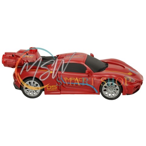 Transformer Revolt TRANSFORMING ROBOT RACER czerwo Transformer Revolt TRANSFORMING ROBOT RACER czerwo