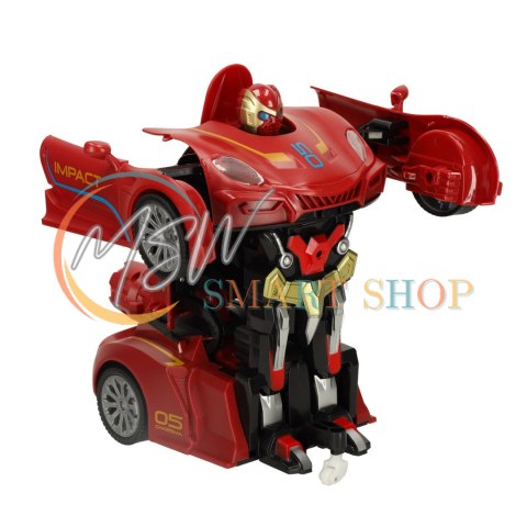 Transformer Revolt TRANSFORMING ROBOT RACER czerwo Transformer Revolt TRANSFORMING ROBOT RACER czerwo