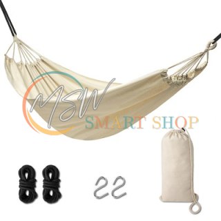 Hamak ogrodowy brazylijski boho 200cm ecru 120kg
