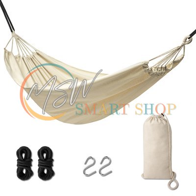 Hamak ogrodowy brazylijski boho 200cm ecru 120kg