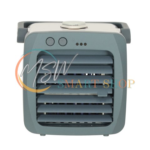 Klimatyzator klimator przenośny wentylator biurkowy nawilżacz USB biały
