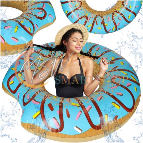 Kółko do pływania koło dmuchane BESTWAY 36118 donut niebieskie 107cm
