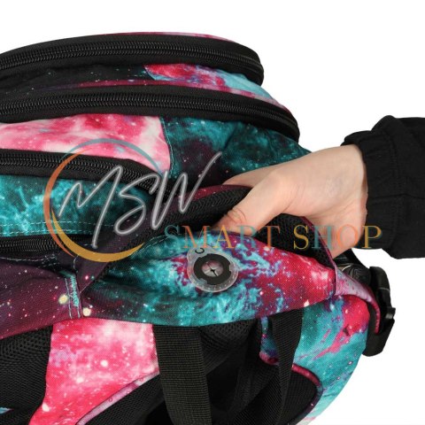 Plecak szkolny młodzieżowy czterokomorowy St. Right 23L Nebula Plecak szkolny młodzieżowy czterokomorowy St. Right 23L Nebula