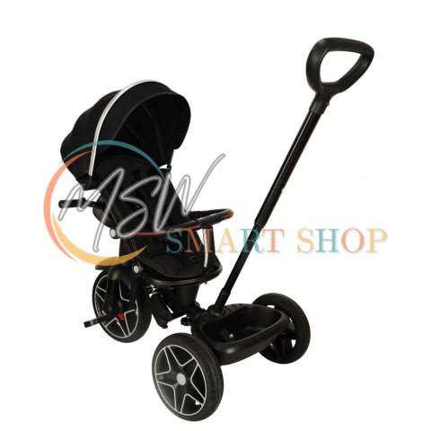 Rowerek trójkołowy TRIKE FIX Elite 2w1 rower spacerówka 6w1 czarny