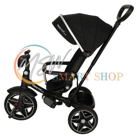 Rowerek trójkołowy TRIKE FIX Elite 2w1 rower spacerówka 6w1 czarny